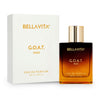Bellavita G.O.A.T. Man Eau de Parfum bottle and packaging on a white background