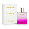 Bellavita Senorita woman eau de parfum bottle and packaging on a white background