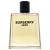 Burberry Hero perfume bottle on a white background...