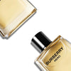 Burberry Hero perfume bottle on a white background