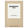 Burberry Hero perfume packaging on a beige background