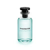 Louis Vuitton Imagination perfume bottle on a white background