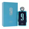 Perfume bottle and packaging with '9' and 'Diva' branding on a white background