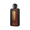 Perfume bottle labeled '9 pm Elixir' on a white background