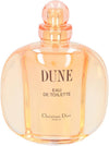 Perfume bottle of Dune by Christian Dior on a white background
