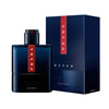 Prada Luna Rossa Ocean Eau de Parfum bottle and packaging on a white background
