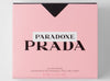 Prada Paradoxe perfume packaging on a light gray background