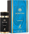 Sceptre Oceana perfume bottle and packaging on a white background