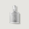 Silver Creed Himalaya perfume bottle on a light gray background