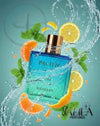 Rayhaan Pacific Aura - Citrus, Aromatic, Mint, Amber, Fresh - Eau de Parfum Spray for Men, 3.4 Ounce / 100 ml
