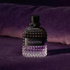 Valentino Born in Roma Uomo Purple Melancholia Eau de Toilette 3.4 fl. oz – Modern Aromatic Woody Fragrance for Men